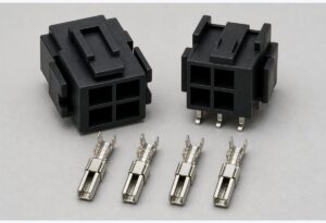 4 Circuit Mini-Fit Compatible Connector