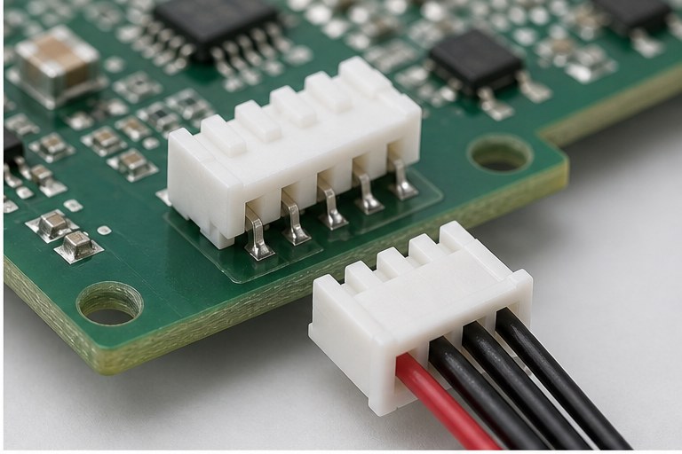 PH connector vertical PCB wafer mating detail
