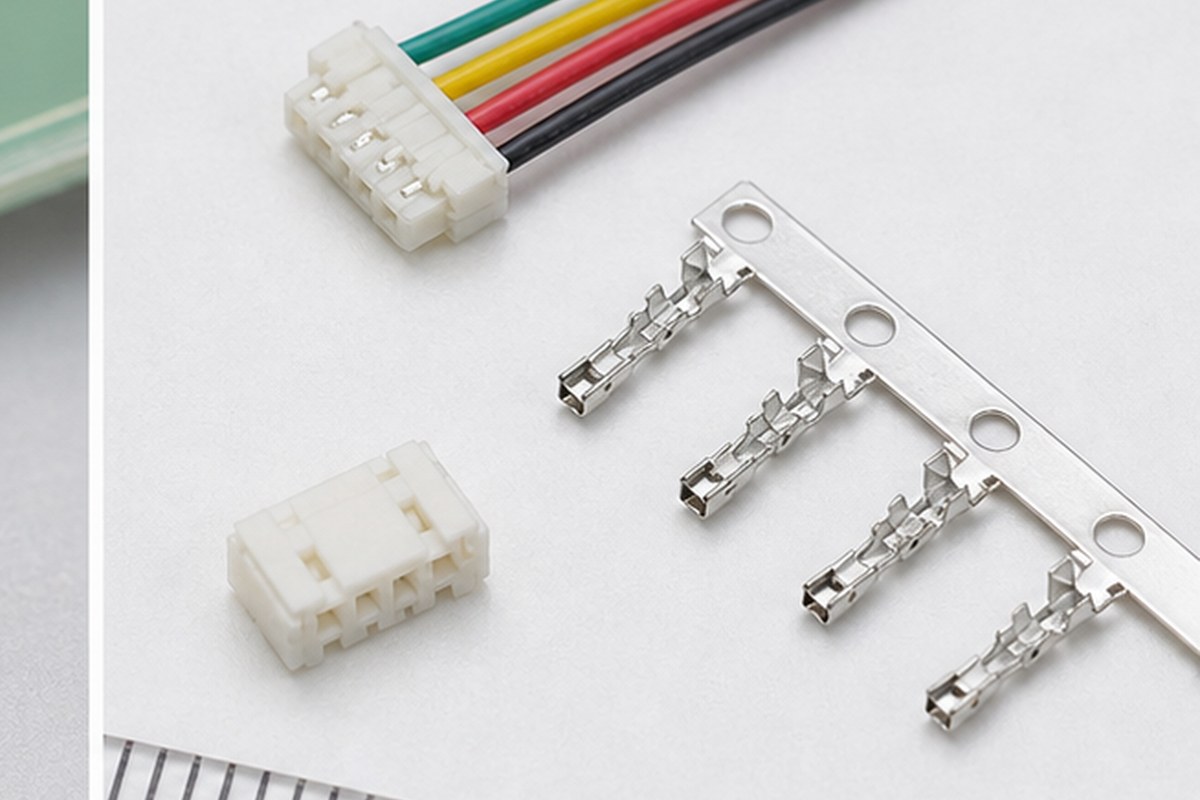 ZH connector wire harness terminal and housing detail image